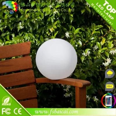 Wholesale Clear Plastic LED Solar Ball Light for Garden