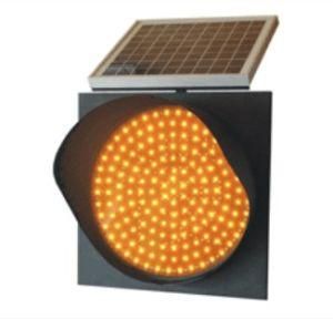 Solar Traffic Yellow Flashing Light