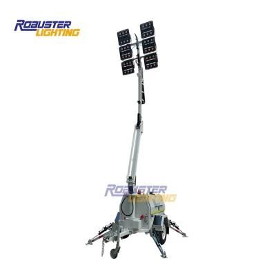Kubota D1105 DC 48V 6X480W LED Light Tower Heavy Duty