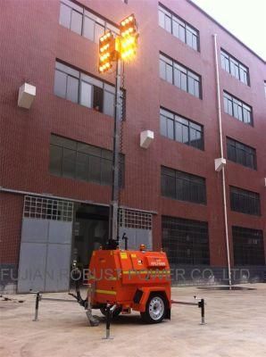 Low Fuel Consumption LED Lamp Diesel Generator Light Tower