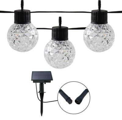 2021 New Christmas Holiday Outdoor Solar Power LED String Light with RGB Lighting