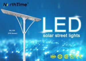 100W High Lumens Phone APP Controlled LED Solar Street Light