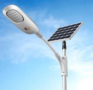 40W IP65 Waterproof LED Solar Street Light with Lithium Battery for Roads and Gardens