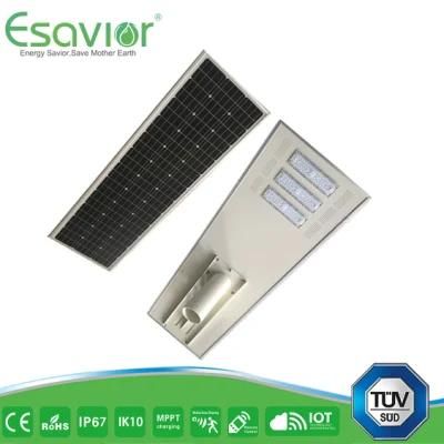 Esavior 768.00wh LiFePO4 Lithium Batteries 100W Solar Street Lights Solar Lights Outdoor Lighting