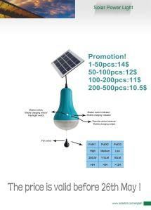 Promotion Hot Sales Portable LED Solar Camping Lamp