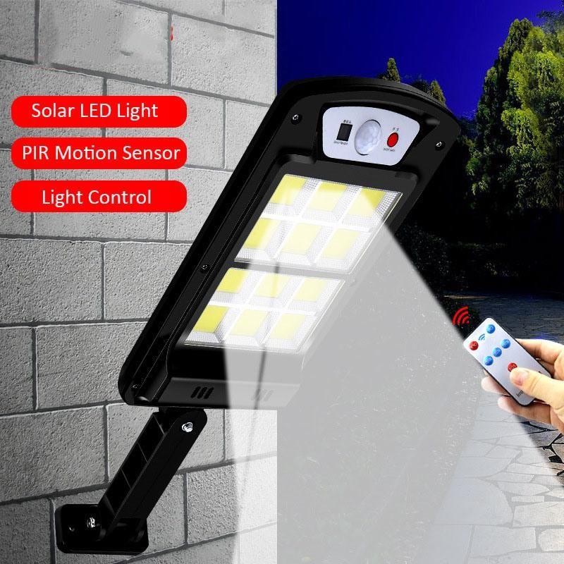240 COB Solar LED Light Waterproof with PIR Motion Sensor, Smart Remote Control