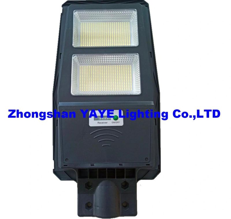 Yaye Hottest Sell Factory Price High Quality 300W Sensor Solar LED Street Road Garden Wall Lighting with 500PCS Stock/ Remote Controller (YAYE-22SLSL300WC)