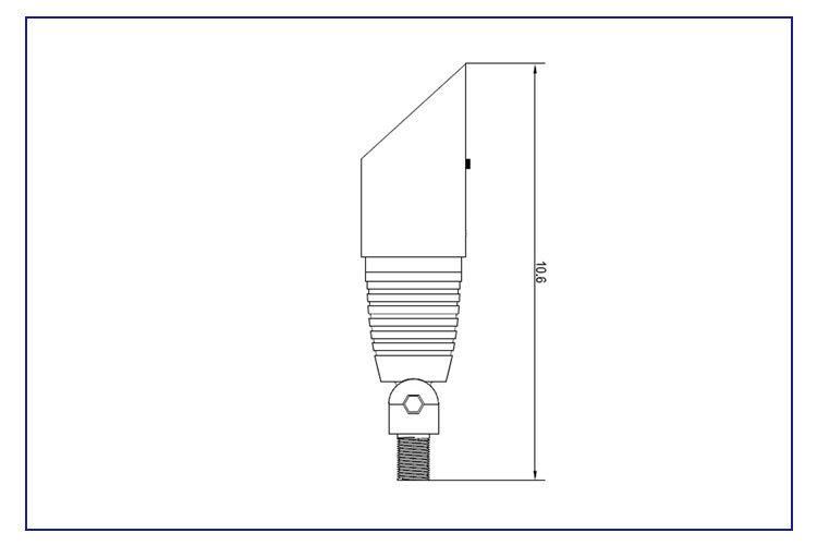 Lt2505 3-12W (Adjustable) 24/38/60deg Low Voltage LED Landscape Integrated Spotlight for Highlight Trees, Shrubs, and Buildings