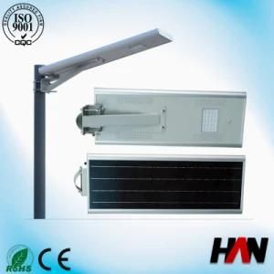Hot! 50000hs Life All in One Solar LED Street Light with CE&RoHS ISO IP65 From China Manufacturer