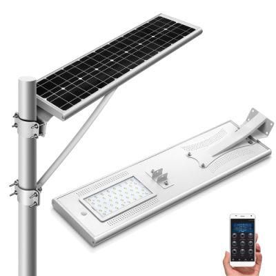 Dusk to Dawn Solar Power Street Light with Bluetooth Control