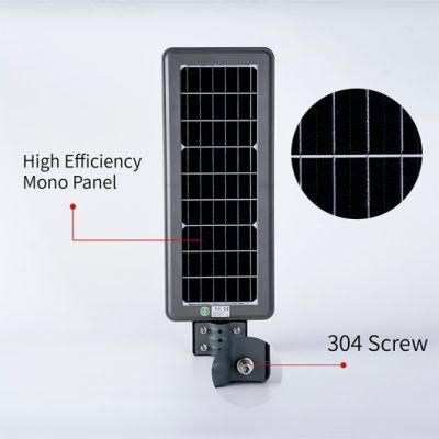 2021 100W 200W Smart IP65 Waterproof Outdoor Home LED Cell Powered Solar Street Lights Price