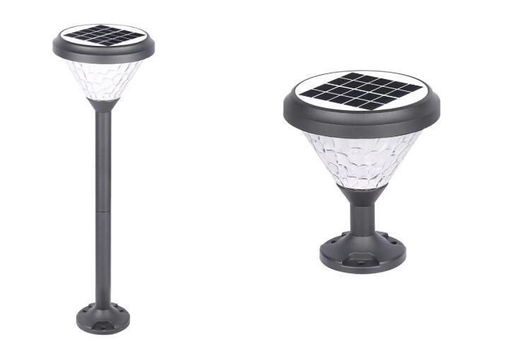 IP65 Waterproof Outdoor High Lumen Solar Gate Post Pillar Light LED