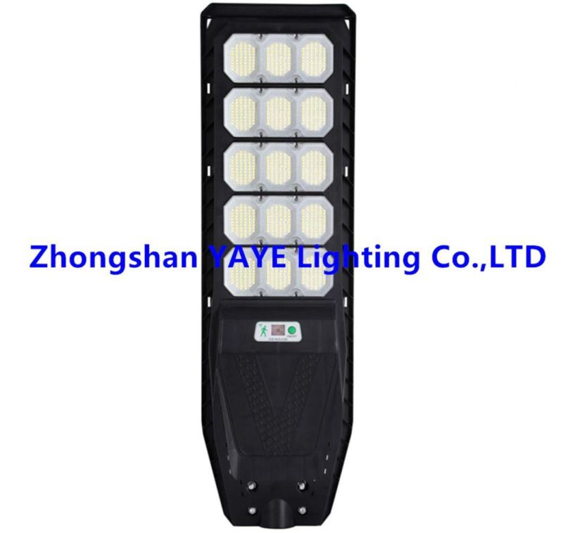 Yaye 2022 Hot Sell Factory Price 400W Outdoor All in One Solar LED Road Street Lamp with IP67/1000PCS Stock/ Remote Controller/Motion Sensor