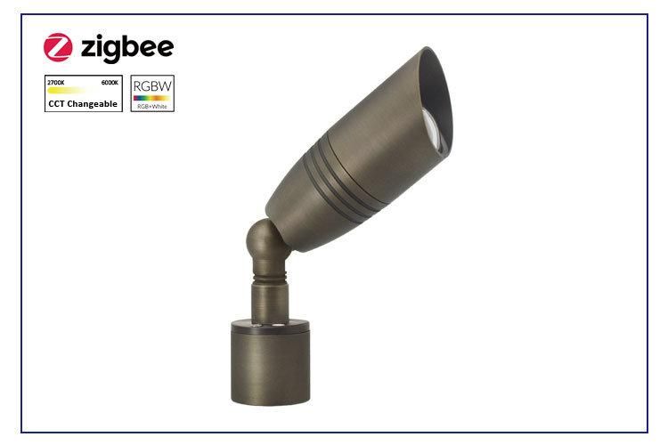 Lt2505b 12W 24/38/60deg RGB & CCT Tunable Bluetooth / WiFi / Zigbee Available LED Integrated Spotlight for Low Voltage Landscape Lighting System