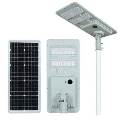Outdoor IP65 66 18V 40W Mono Sillion 5-6m Poles Panel Solar Lamparas LED Street/Garden/Road Light