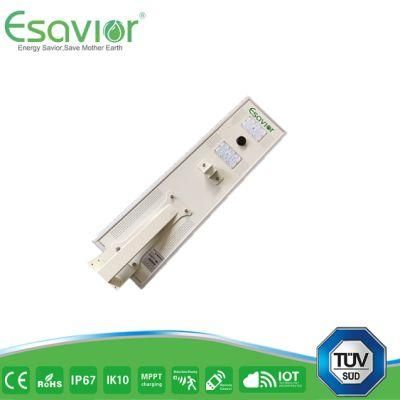 Esavior Arm/Tube/ Pole Clamps Brackets 30W Solar Street Lights Solar Lights for Outdoor Lighting