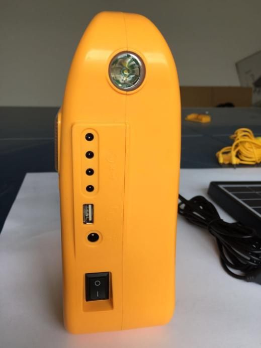 Shandong Qingdao Sunflare Factory Mini Portable off Grid Solar Lighting System Solar Generator with FM Radio/Mobile Phone Charger/Torch Light for Remote Areas