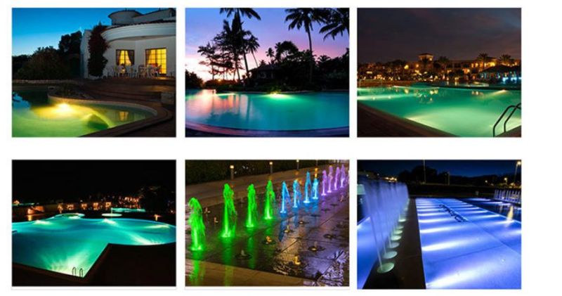 Private Mode Resin Filled 18W 24W 30W 35W 42W LED Under Water Swimming Pool Lighting