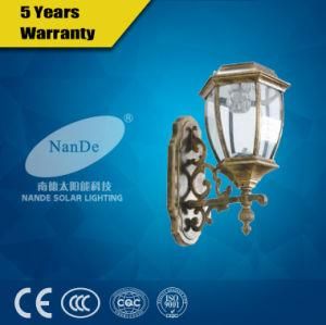 Popular High Quailry Rechargeable LED Plastic Solar Wall Light