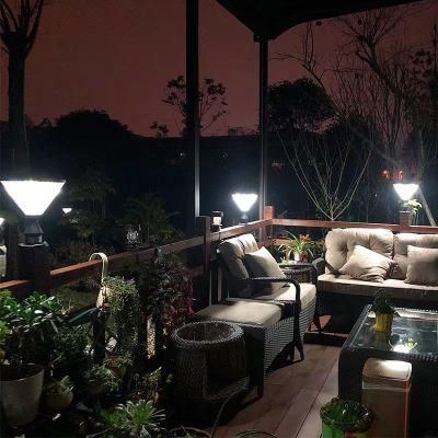 Outdoor All in One Garden Waterproof IP65 Warm White Park LED Solar Light