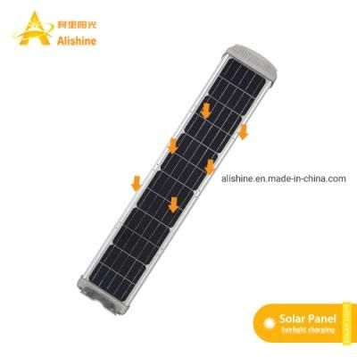 Outdoor All in One Solar Lamp 60W 80W 100W 120W Integrated LED Solar Street Light