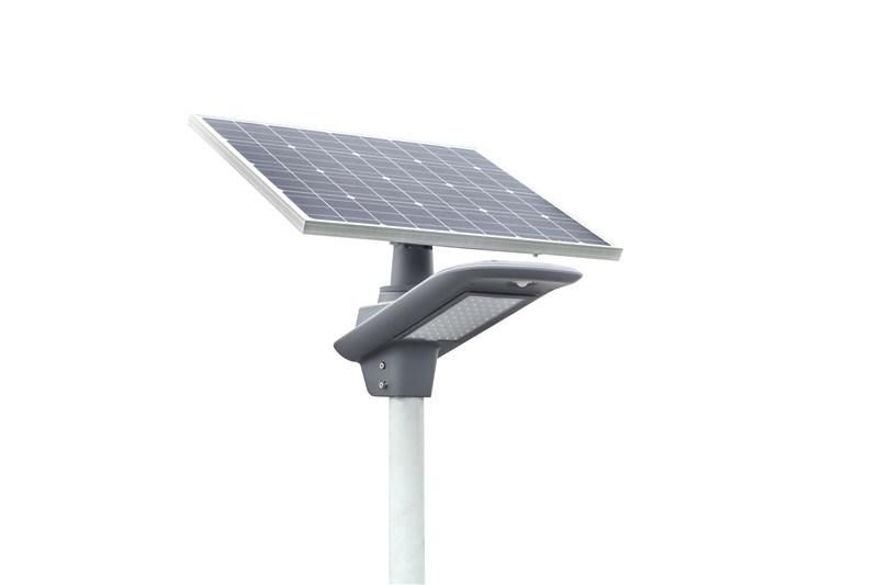 New Model Bluetooth Aluminum Motion Sensor LED All in One Semi-Split Solar Street Light