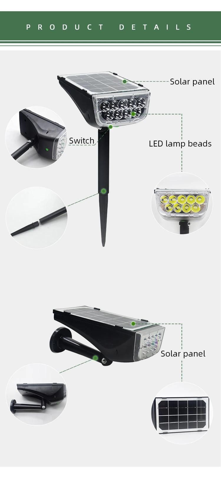 Solar Powered Spotlight Waterproof Landscape Garden Lamp