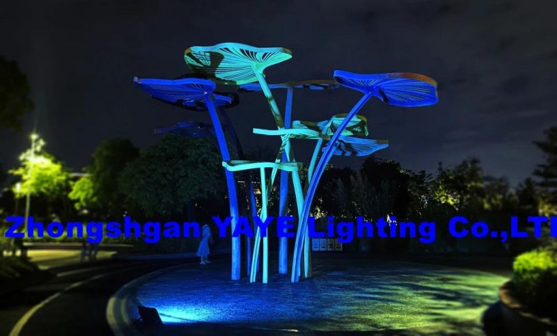 Yaye 2021 Latest Design 100W Outdoor Waterproof RGB LED Flood Garden Project Light with Available Watts: 800W/500W/300W/200W/100W/60W 1000PCS Stock Each Watt