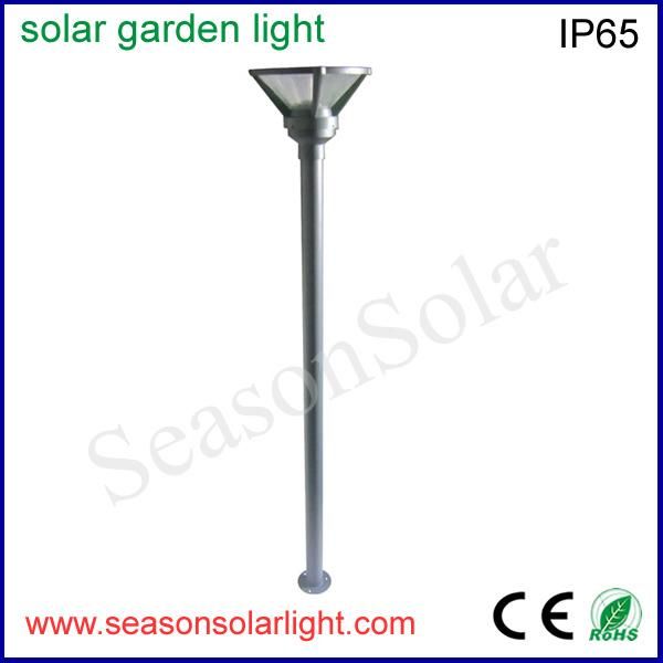 Bright 12W Outdoor Garden Light Fixtures 1m Solar Bollard Light with LED Light & Remote Control Lighting