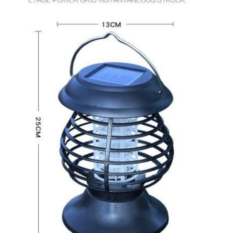 Waterproof Solar Mosquito Repellent Light Bug Zapper Hanging Mosquito Repellent Light Electronic Mosquito Zapper for Home Garden Wyz20509