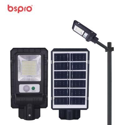Bspro Competitive Price Lithium Battery 50W IP65 Waterproof All in One Outdoor Powered LED Solar Street Light