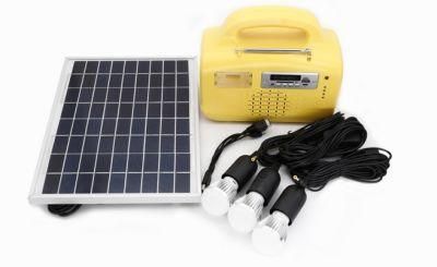 10W Solar LED Light with FM Radio and MP3 for Africa Market