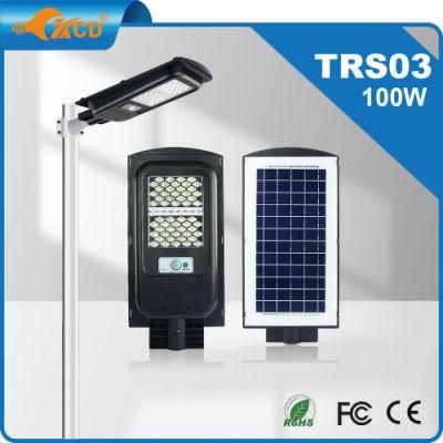 High Power Waterproof LED Solar Lights Street Outdoor IP65 200W Highway Button on Top All in One