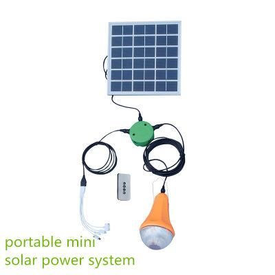 Solar Power and Build-in Battery Each Lamp of Solar Power System Sre-88g-1