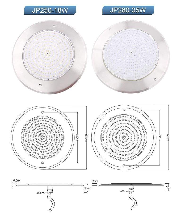 New Arrived LED Pool Lights Under Water Swimming 12V 10W RGB Changeable Color PAR56 Swimming Pool Light