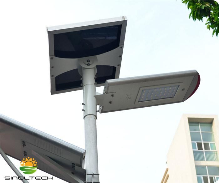 APP Control All in One Solar PV Panel Integrated LED Street Lights (SNF-240)