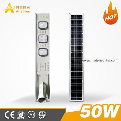 Cheap Outdoor LED Solar Street/Road/Garden Traffic Light All in One Integrated High Quality 30W 40W 50W 60W Light
