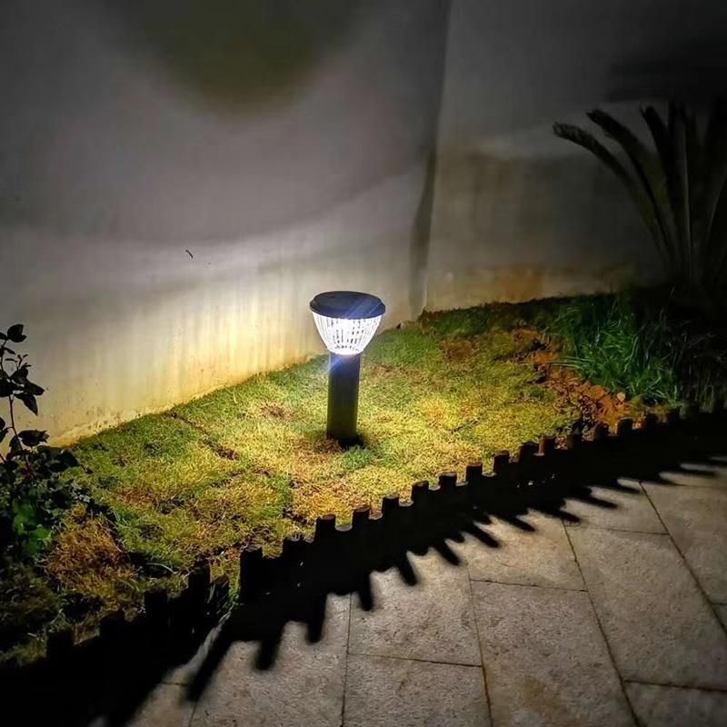 Outdoor Pathway Yard Stainless Steel LED Solar Garden Light, IP65 Waterproof Solar Power Lawn Stake Garden Solar Lights
