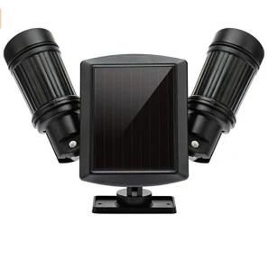 2-in-1 Waterproof 14 LED Adjustable Solar Spotlight Landscape Light Security Lighting,