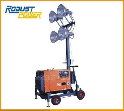 4*400W Compact Diesel Engine Light Tower