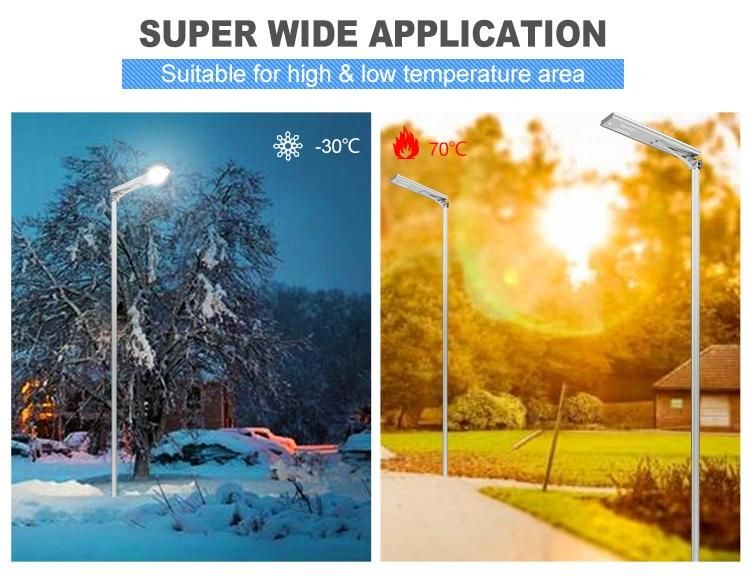 PIR Sensor Outdoor IP65 40W Integrated Solar LED Street Light