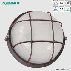 60W Round Bulkhead Light with Grid