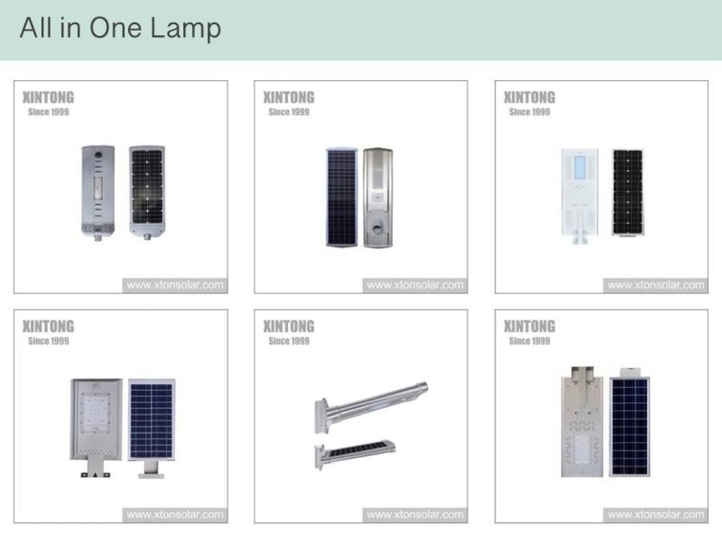30W Integrated LED Street Light with Grade a Solar Panel