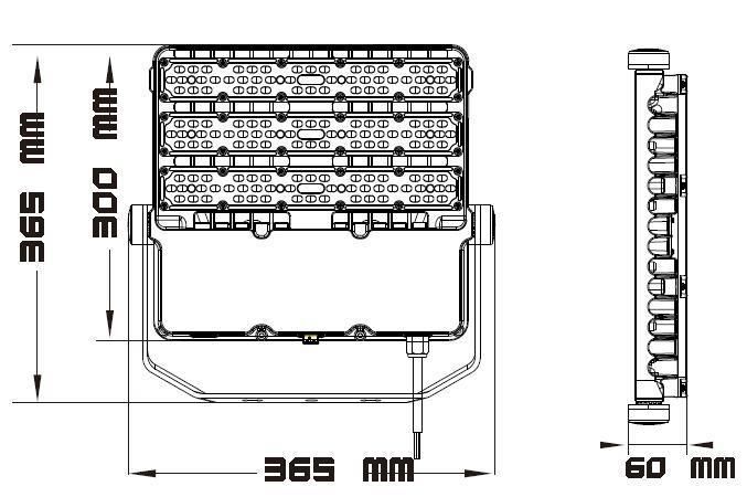 160W Prevent Salt Water LED Flood Light for Fishing Boat