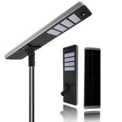 Adjustable Integrated Solar Street Lamp 30W 40W 60W 80W 100W Outdoor Lighting All in One Solar Light with PIR/Motion Sensor