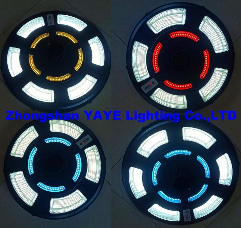 Yaye Hot Sell 2021 Latest Design 400W/300W RGB UFO Lamp Solar Garden Lighting Garden Solar Lights Outdoor Waterproof Lamp Outdoor Solar LED Light