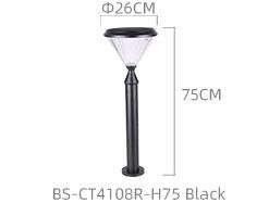Bspro Hot Selling Aluminum Waterproof IP65 Outdoor Lights Pole Lamps Solar LED Garden Light