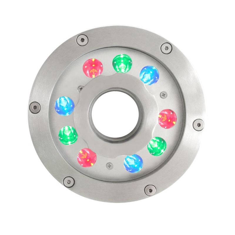 High Quality RGB Color IP68 316 Stainless Steel LED Fountain Light