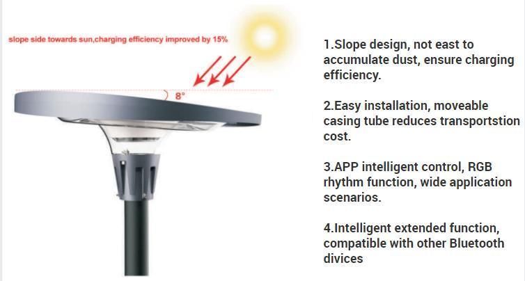 New Products Solar Powered Garden Lights Light Control & Remote Control