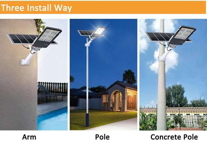 Factory Price High Quality New Design CE RoHS IP65 Waterproof Outdoor ABS Plastic LED Solar Streetlight